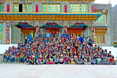 Gruppenfoto mit den Schülern - 2019