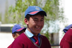 Ehemalige Nubratalschüler in der weiterführenden Schule in Leh - 2010