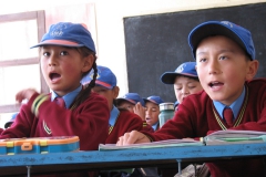 Klassenzimmer in der Lamdon Schule in Leh - 2010