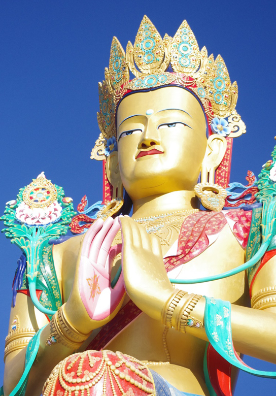 Maitreya-Statue, Kloster Diskit